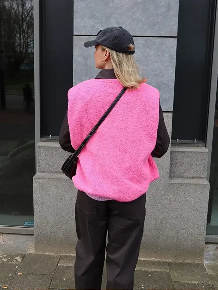 Mouwloze damesvest - Oversized Ontwerp - Zomerstijl