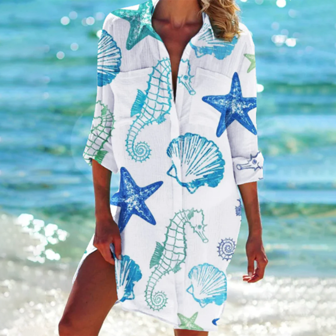 Dames Luchtig Zomers Shirt - Casual Bloemenprint