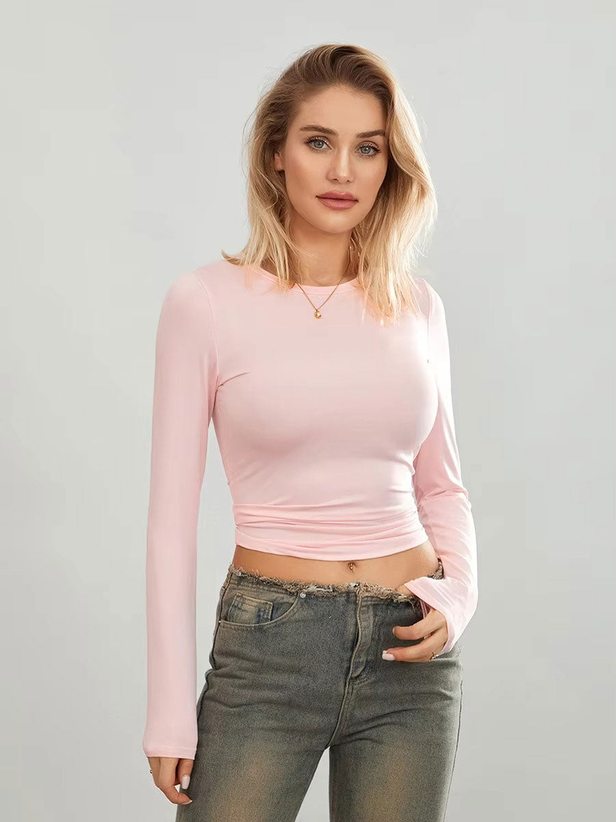 Korte mouwen T-shirt met ronde hals