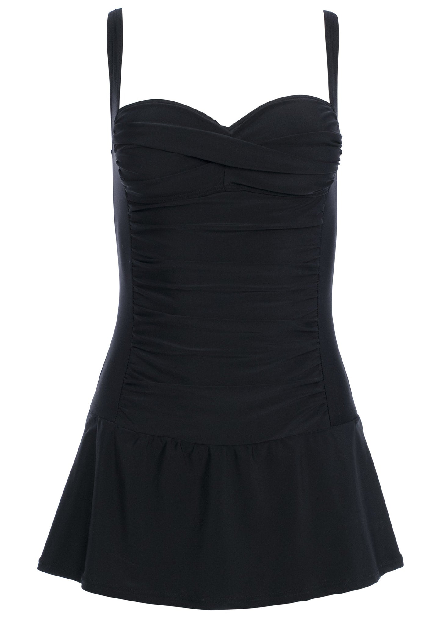 St. Tropez Swim Dress - Black Stone