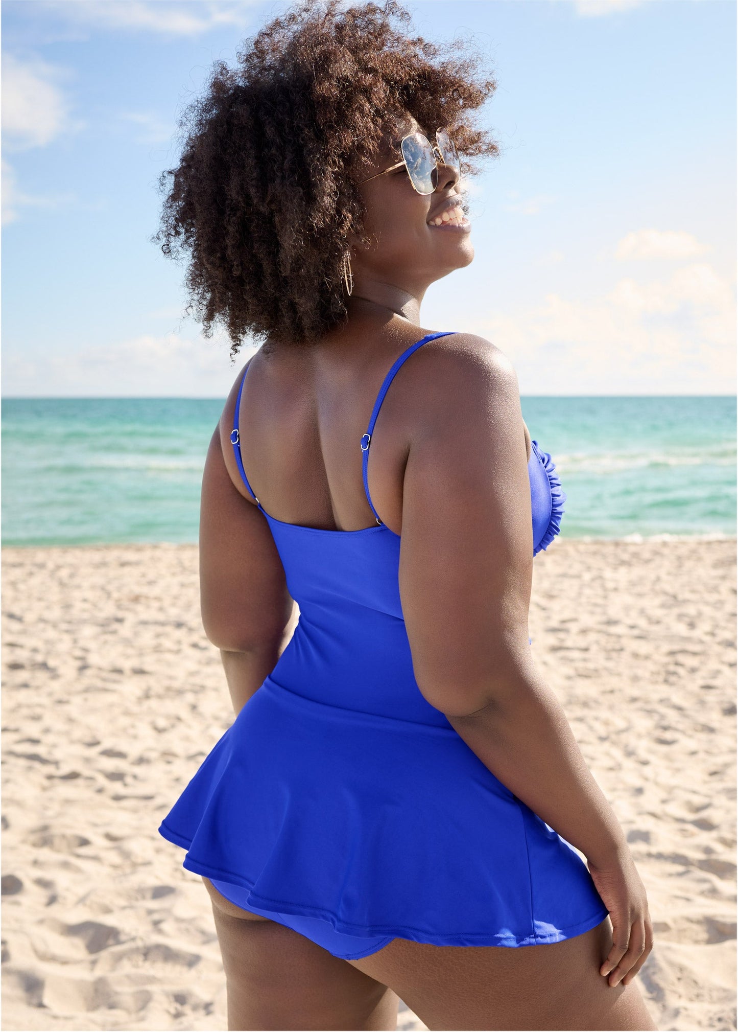 St. Tropez Swim Dress - Sapphire Blue