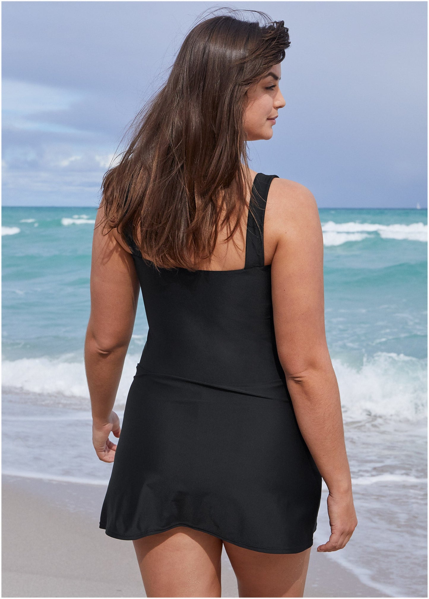 Sport Swim Dress - Black