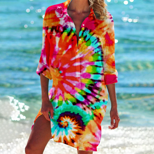 Dames Luchtig Zomers Shirt - Casual Bloemenprint
